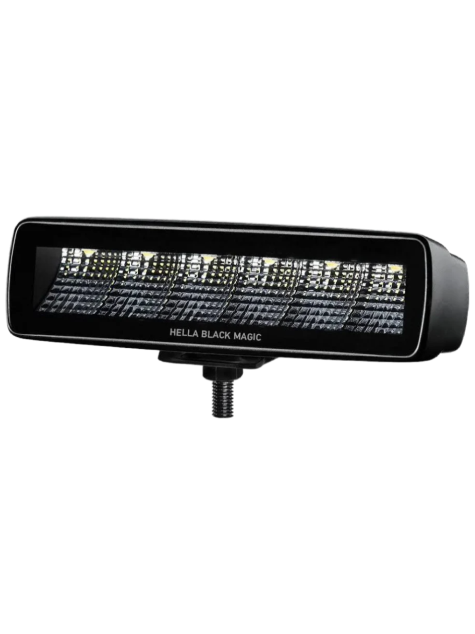 Hella Black Magic 6 LED 6.2 Inch Flood Beam Light Bar
